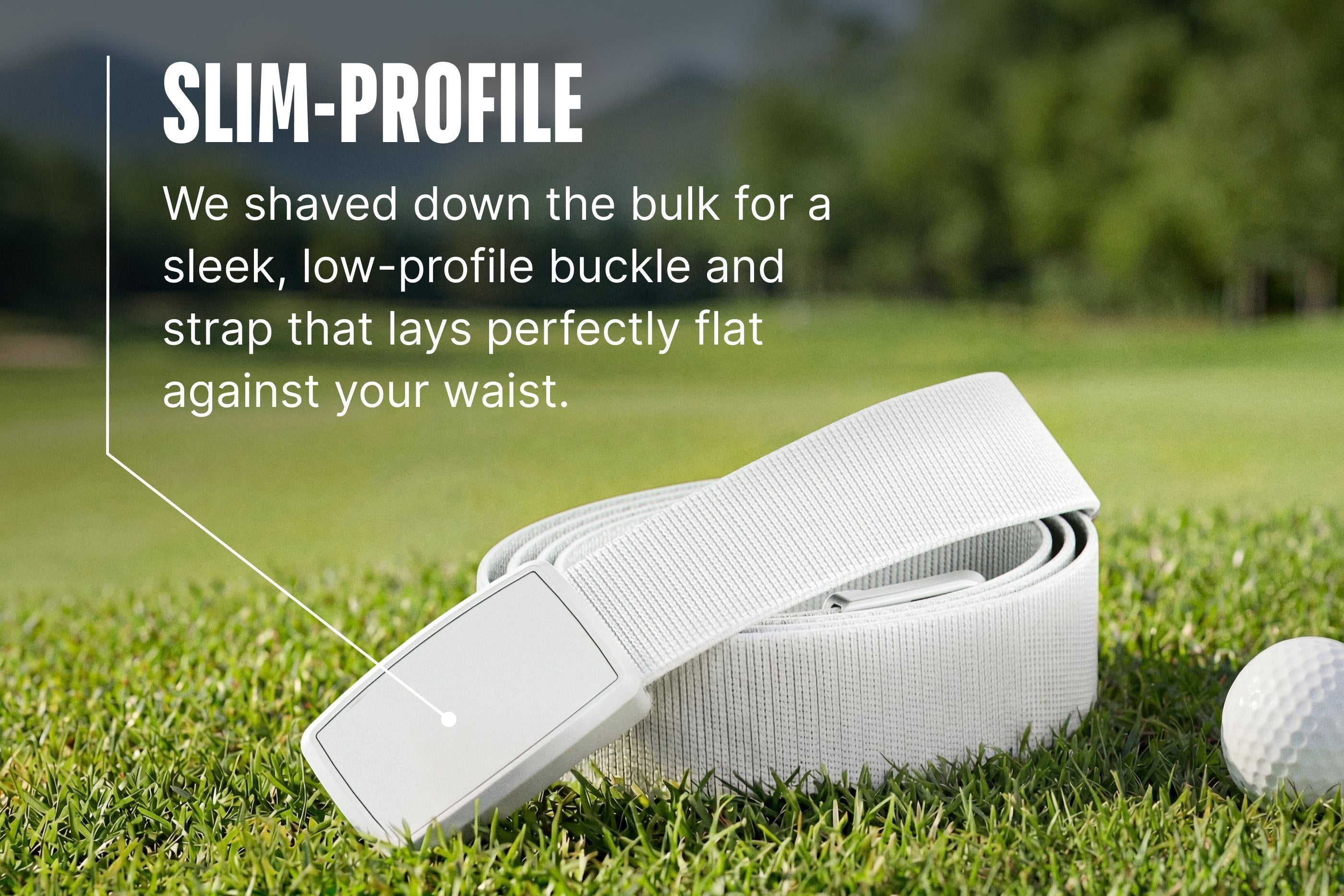 Groove Golf Belt Pro® - Light Grey