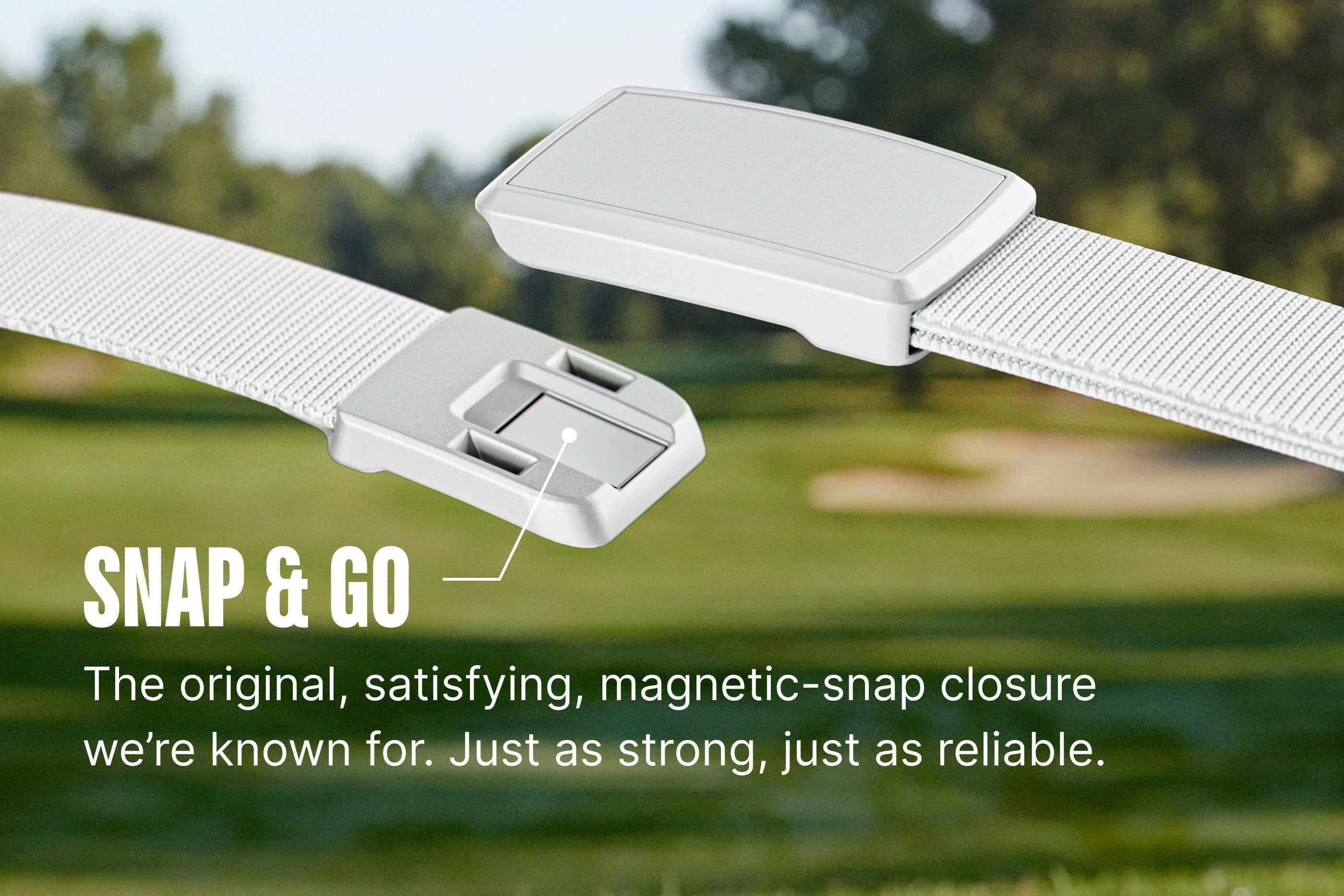 Groove Golf Belt Pro® - Light Grey Flag