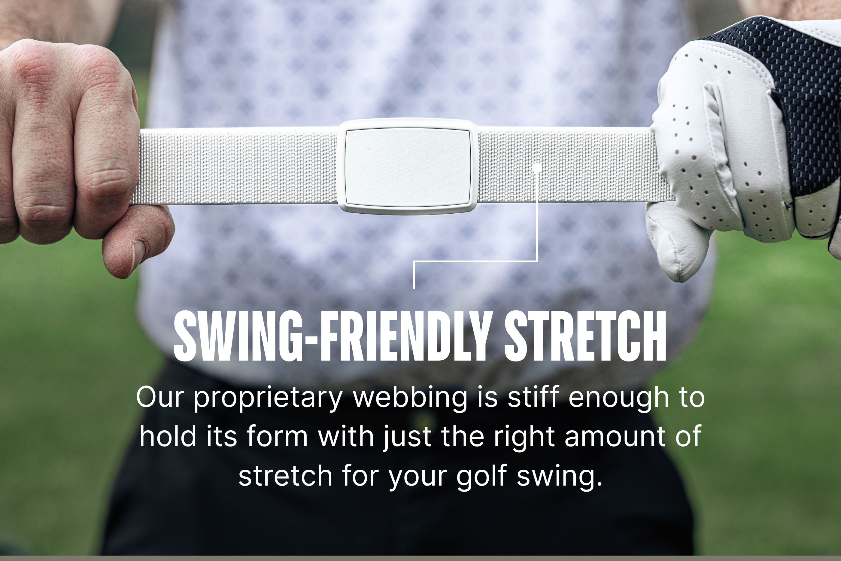 Groove Golf Belt Pro® - Light Grey Flag