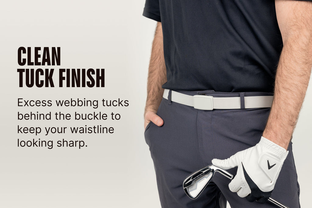 Groove Golf Belt Pro® - Light Grey