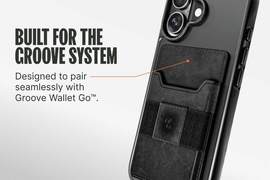 Groove MagSafe Phone Case - Black