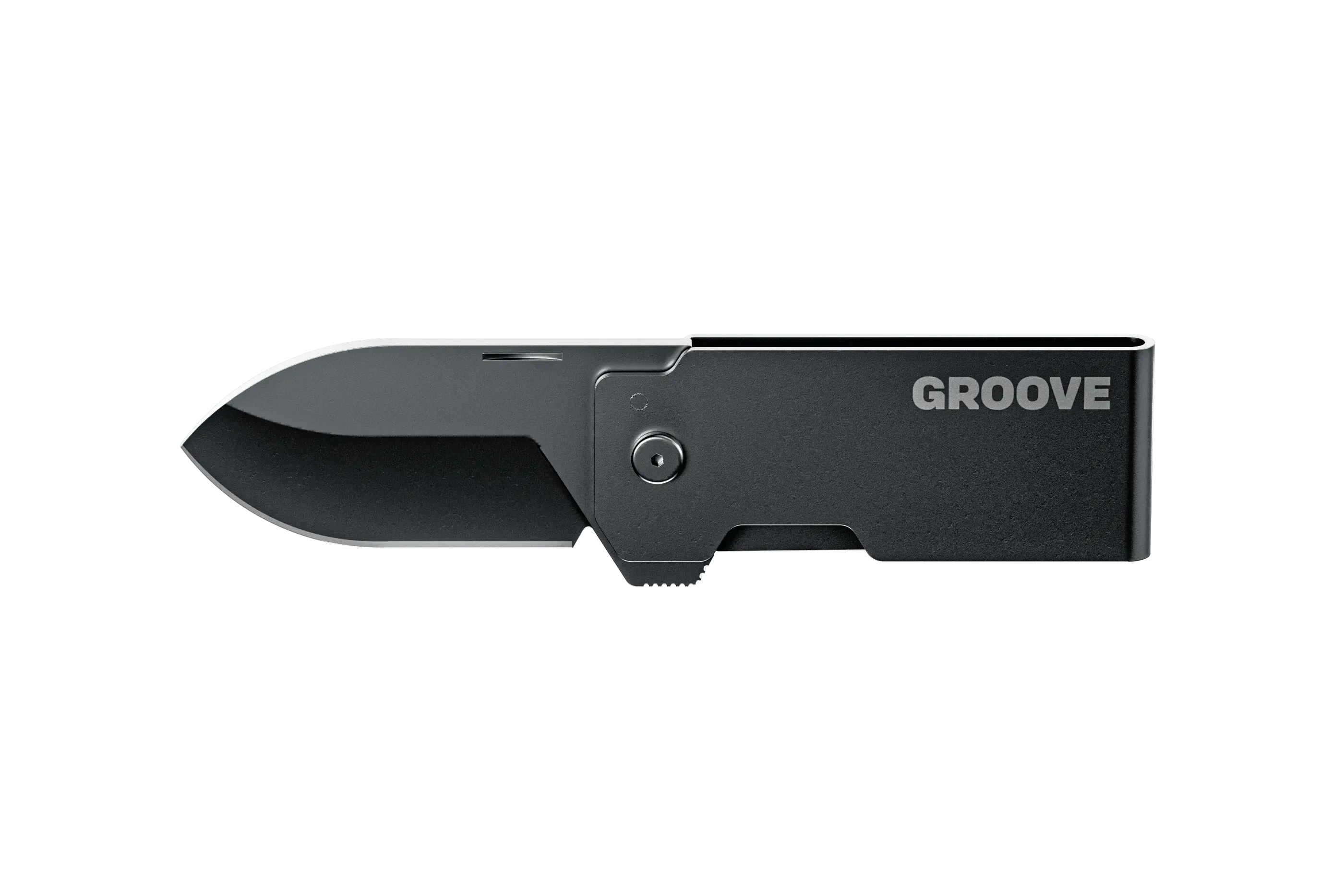 Groove® Money Clip Knife - Black