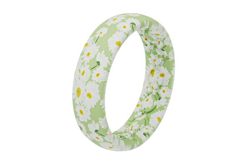 April Daisies Thin Ring
