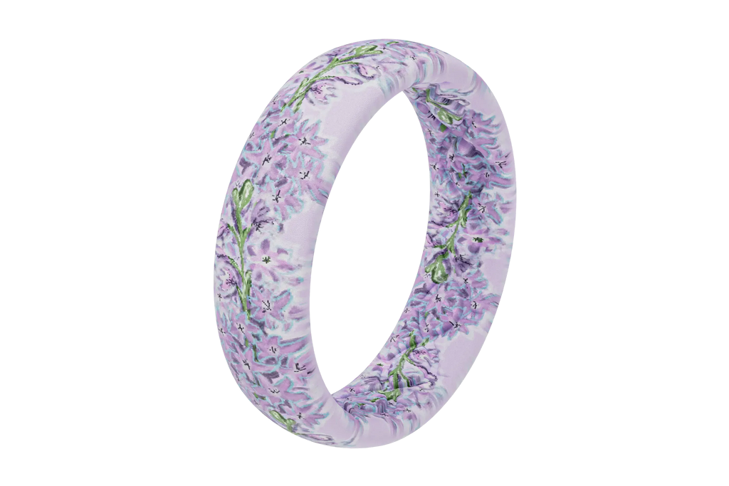 July Delphinium Thin Ring