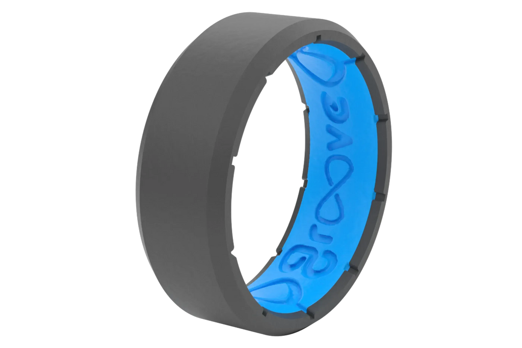 Edge Deep Stone Grey Ring