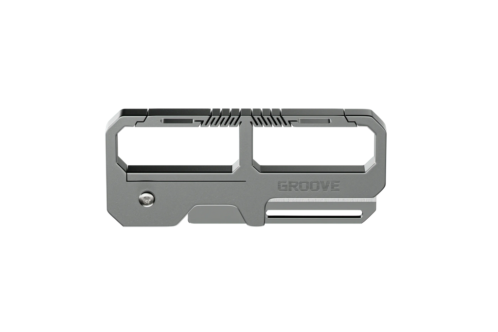 Groove® Carabiner Knife - Silver