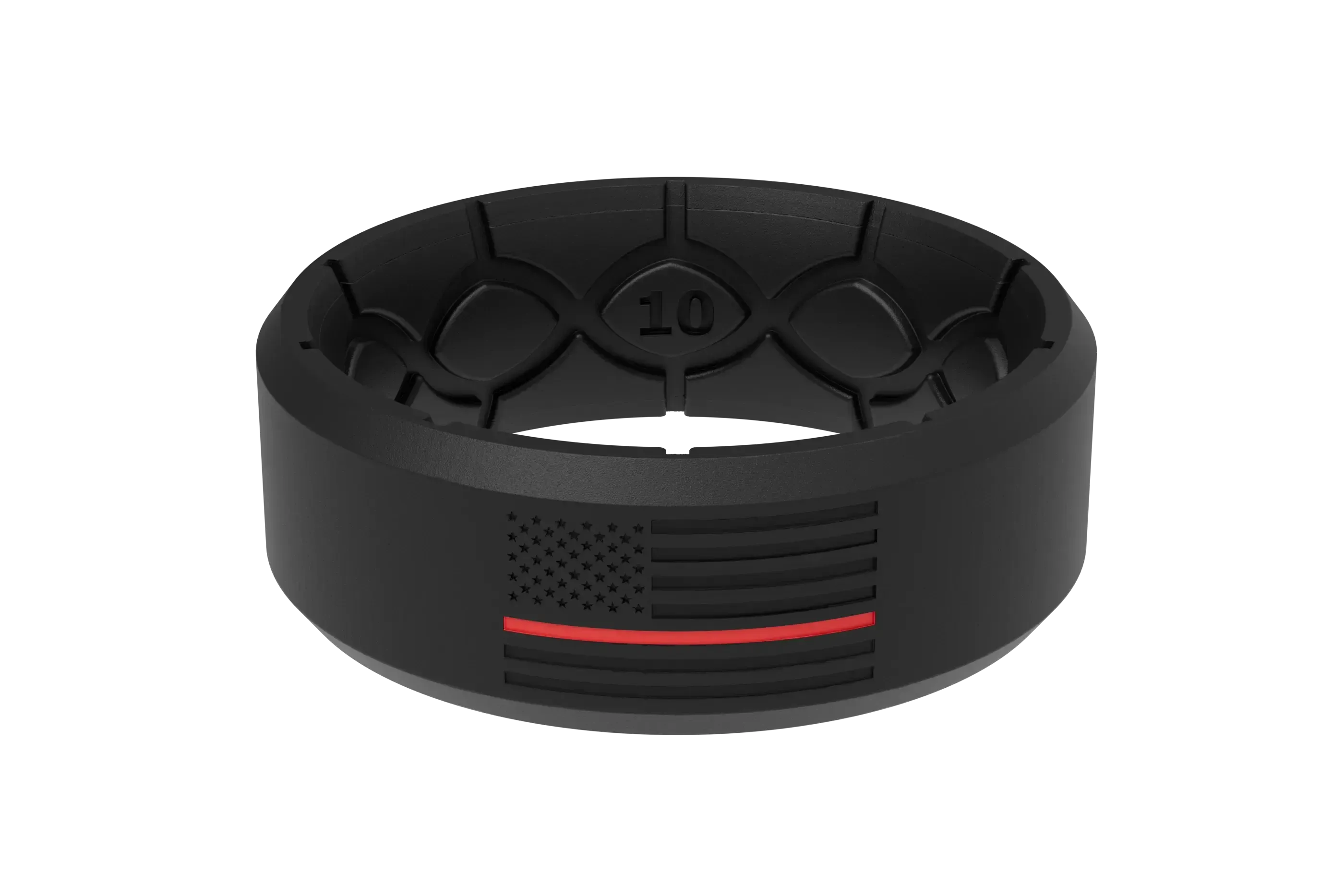 Edge Hero - Protector Black/Red Line Ring