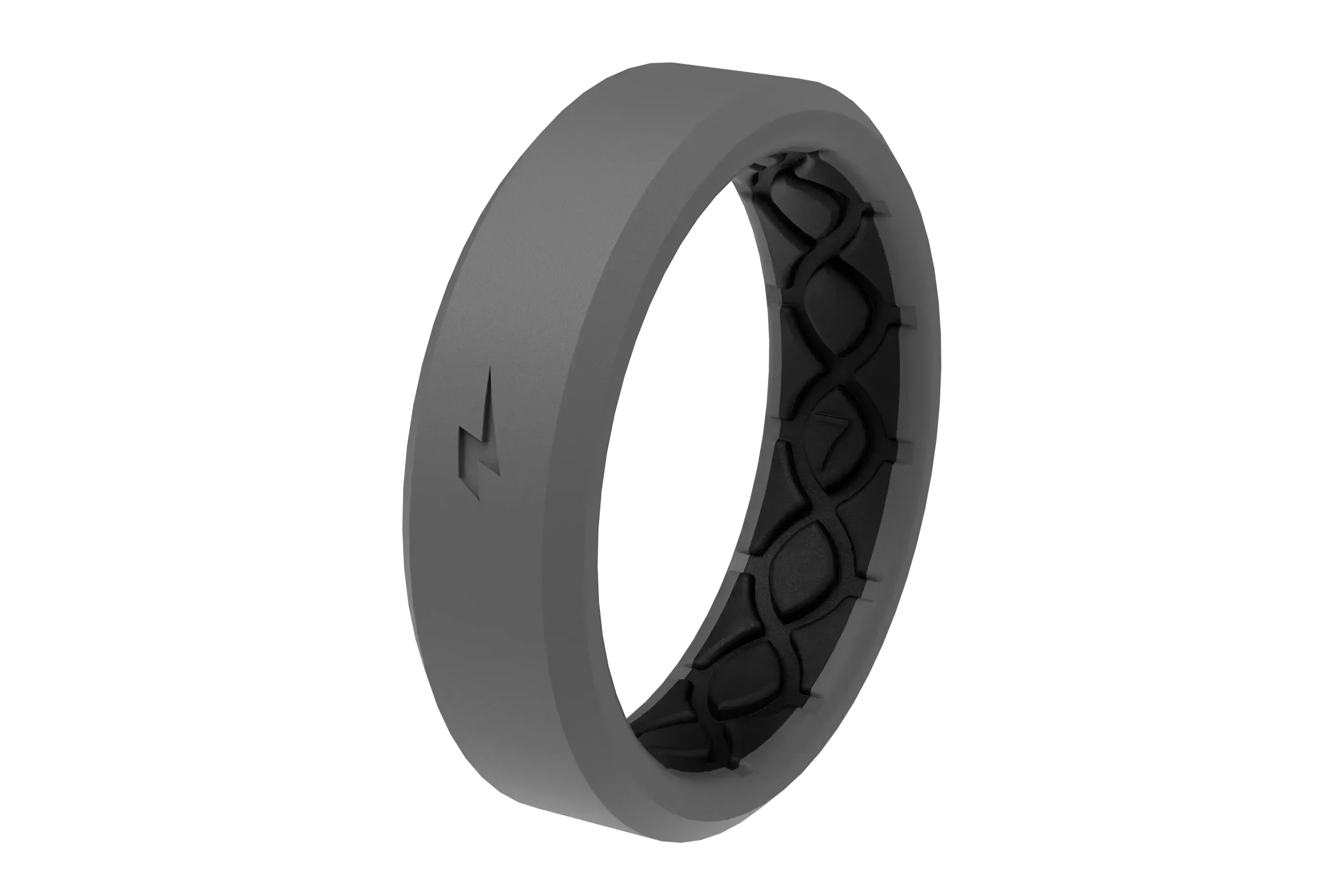 Zeus Storm Grey Thin Ring