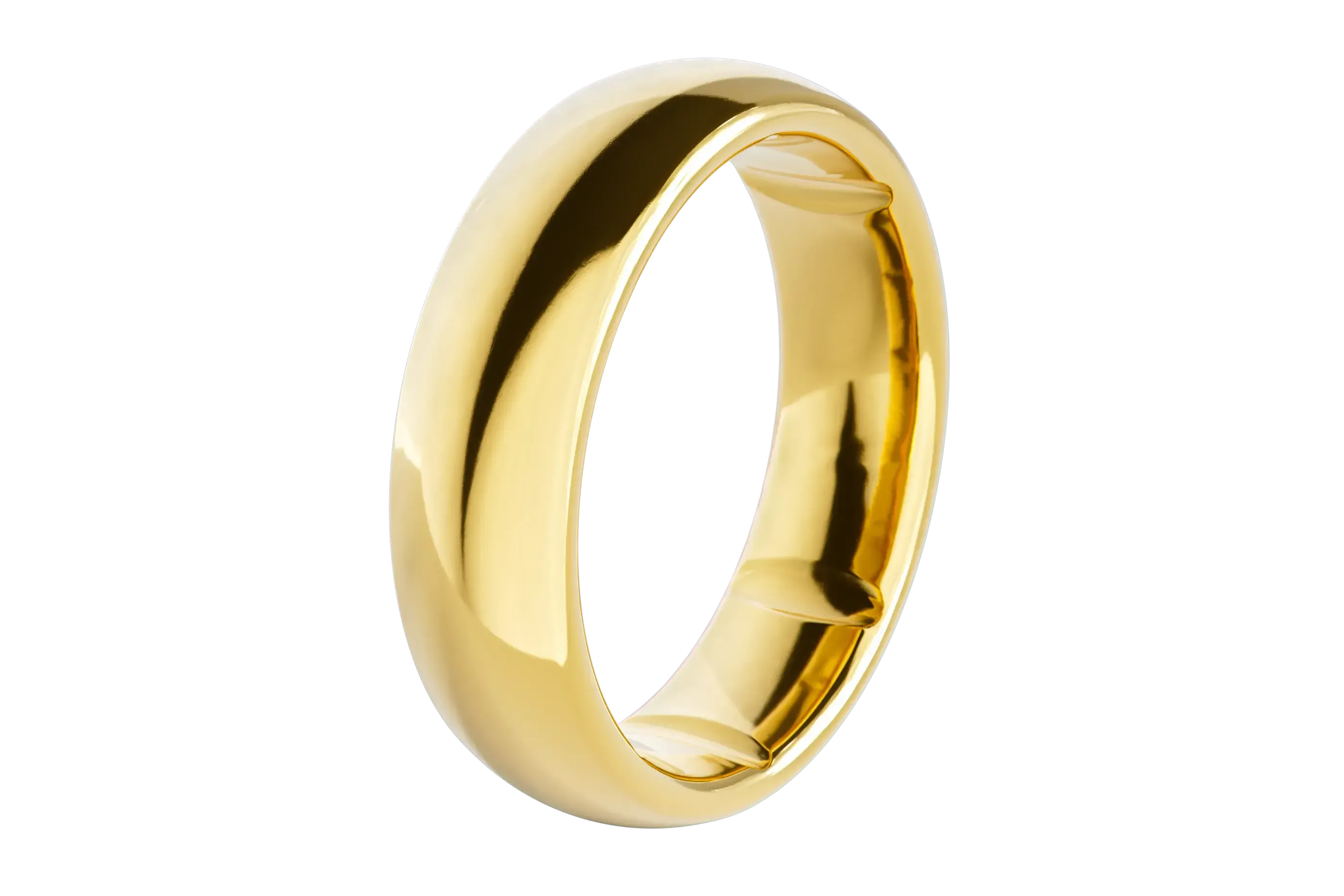 Groove Ring® Tungsten 6mm - 24k Gold