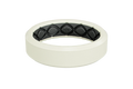 Zeus Cream White Thin Ring