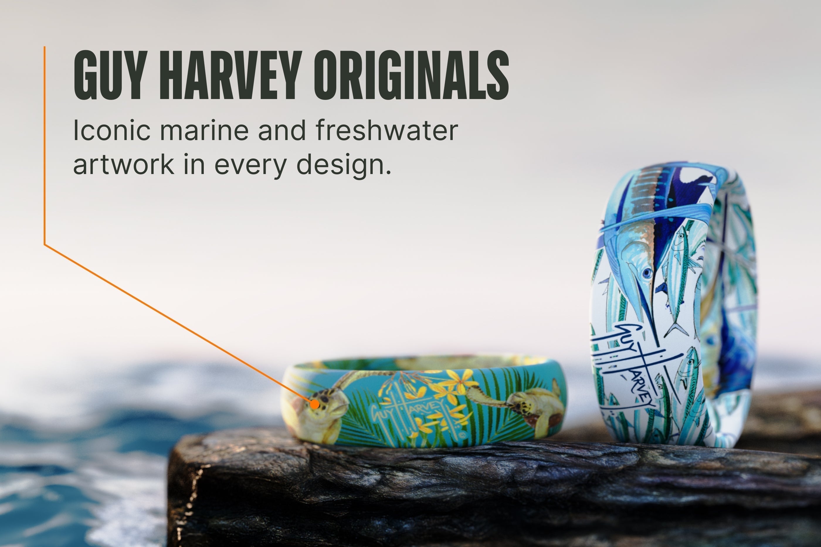 Guy Harvey Trouts Thin Ring