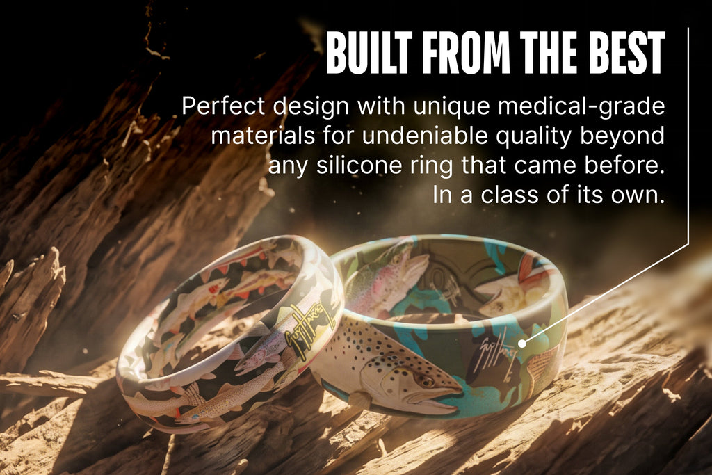 Guy Harvey Pink Sea Turtle Thin Ring