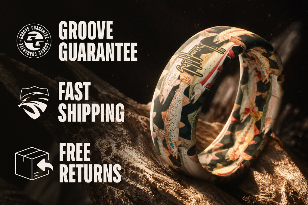 Guy Harvey Shark Collage Ring