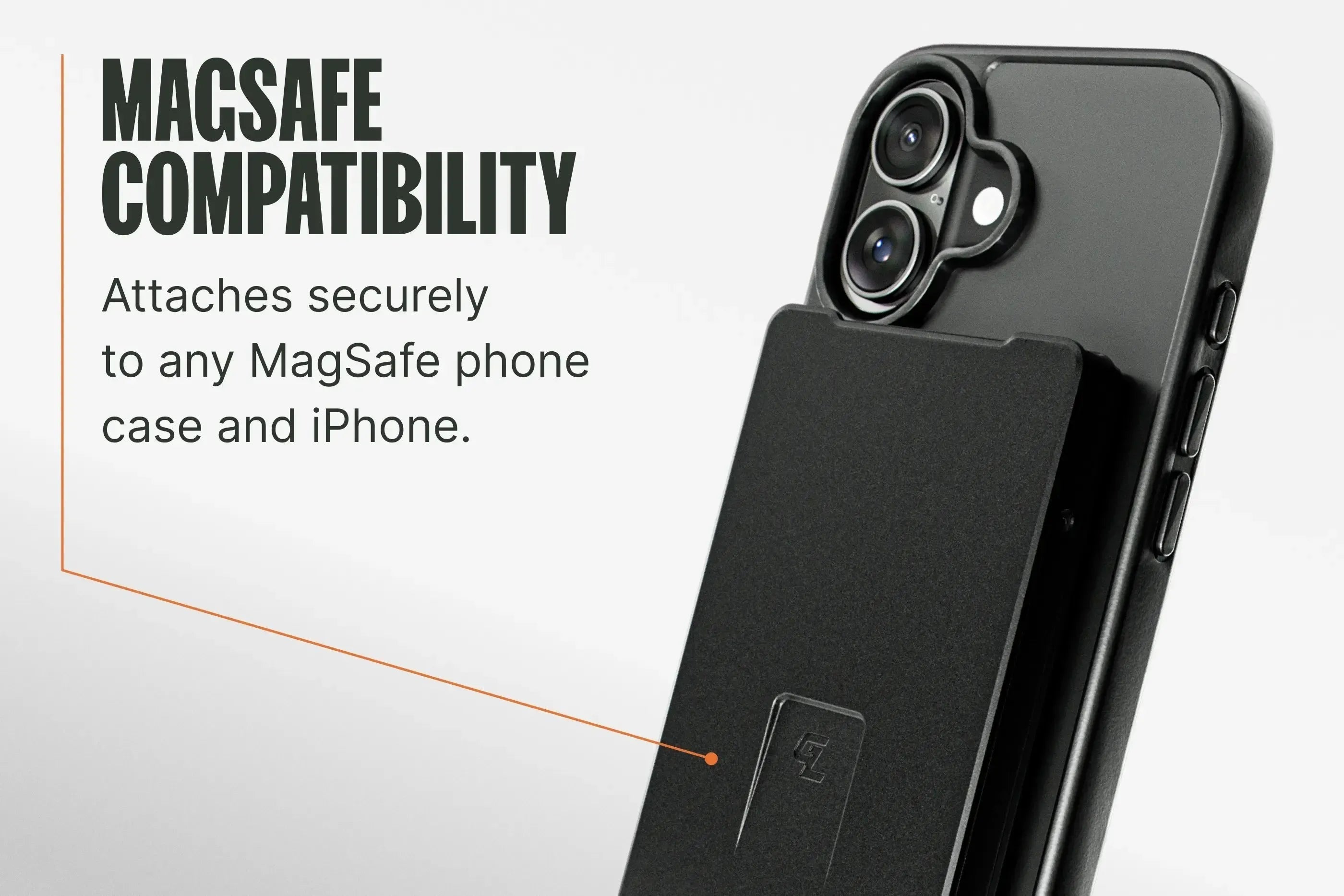 Groove Wallet® with MagSafe Plate - Gun Metal