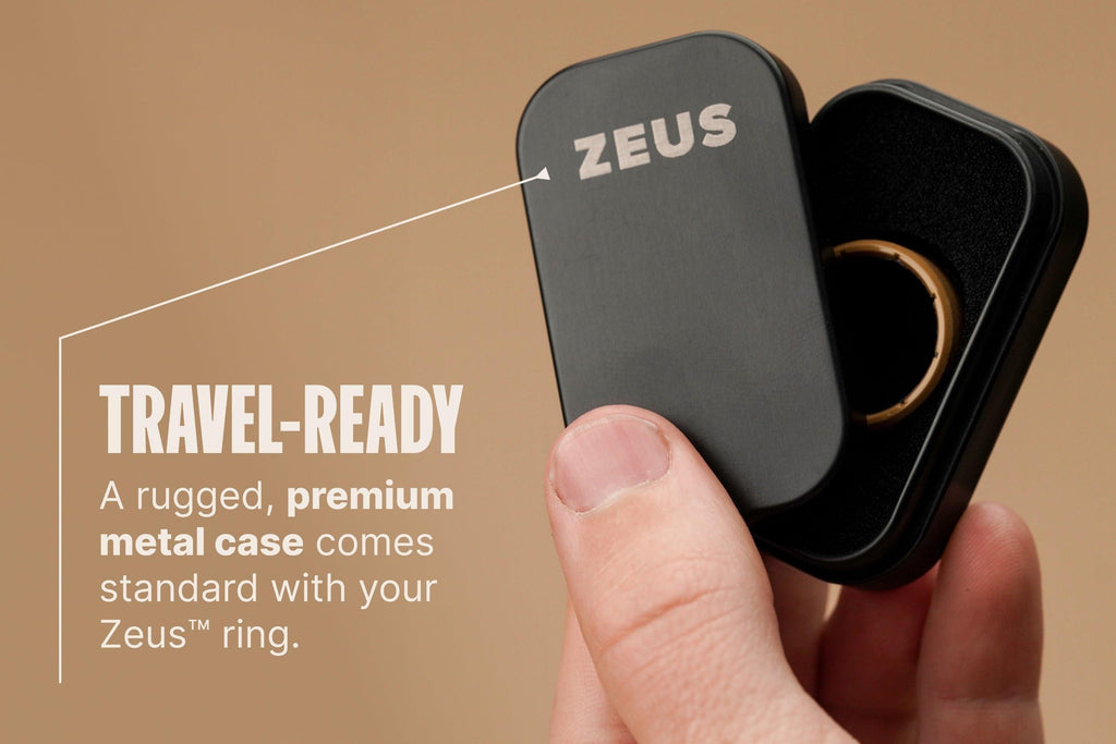 Zeus Midnight Black Thin Ring