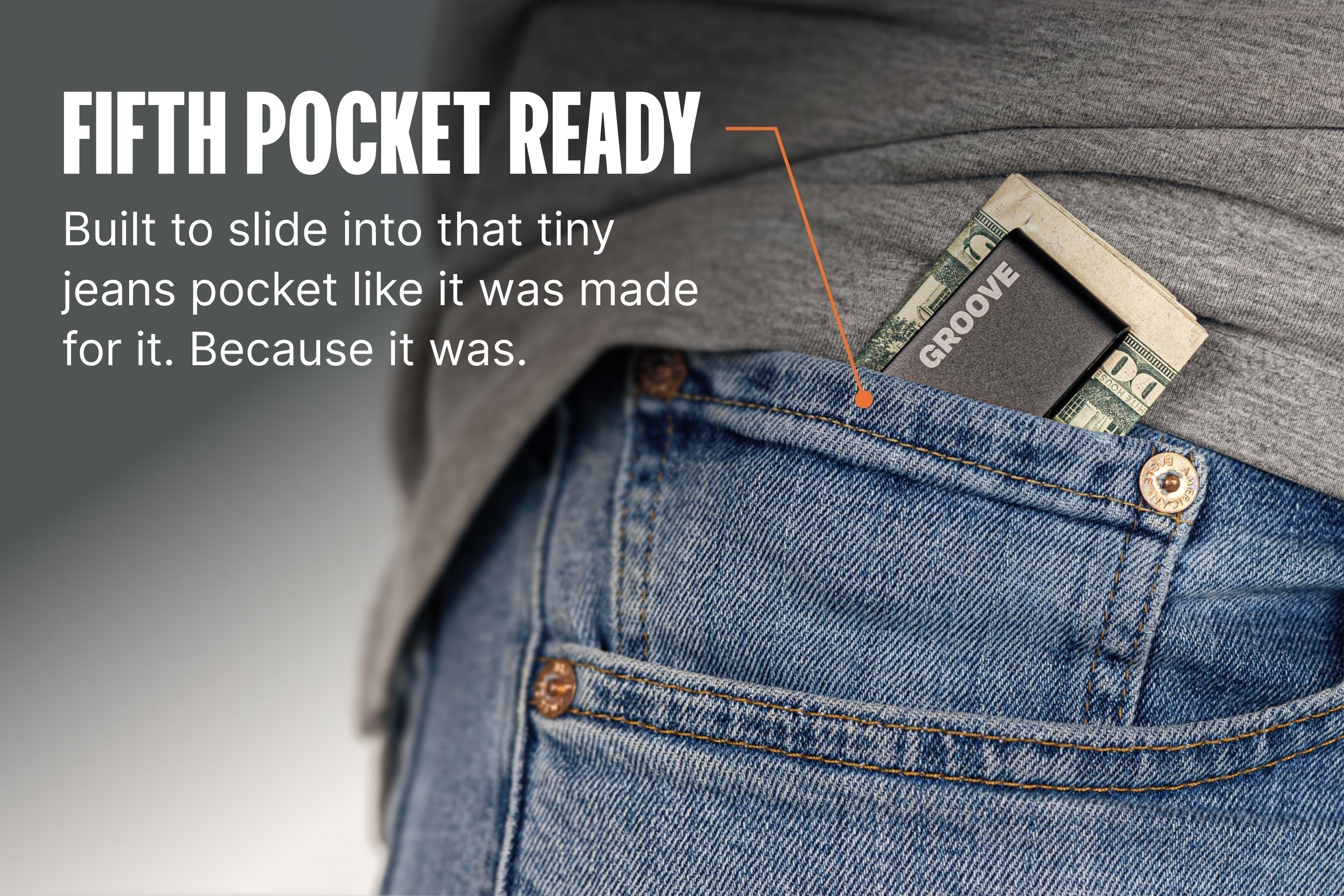 Groove® Money Clip Knife - Silver