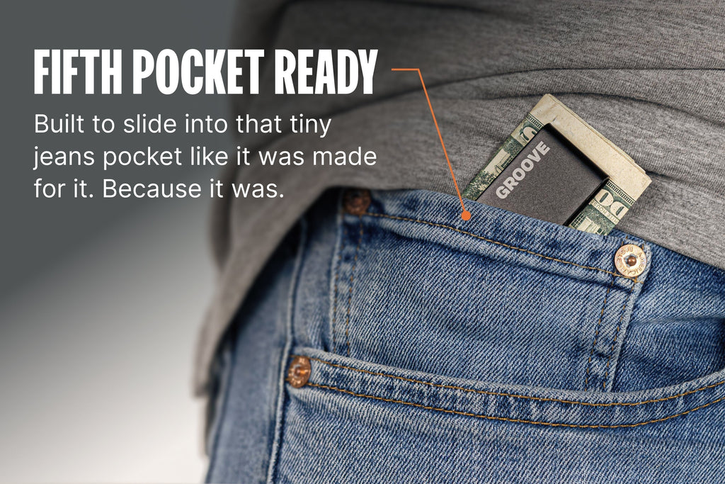 Groove® Money Clip Knife - Black