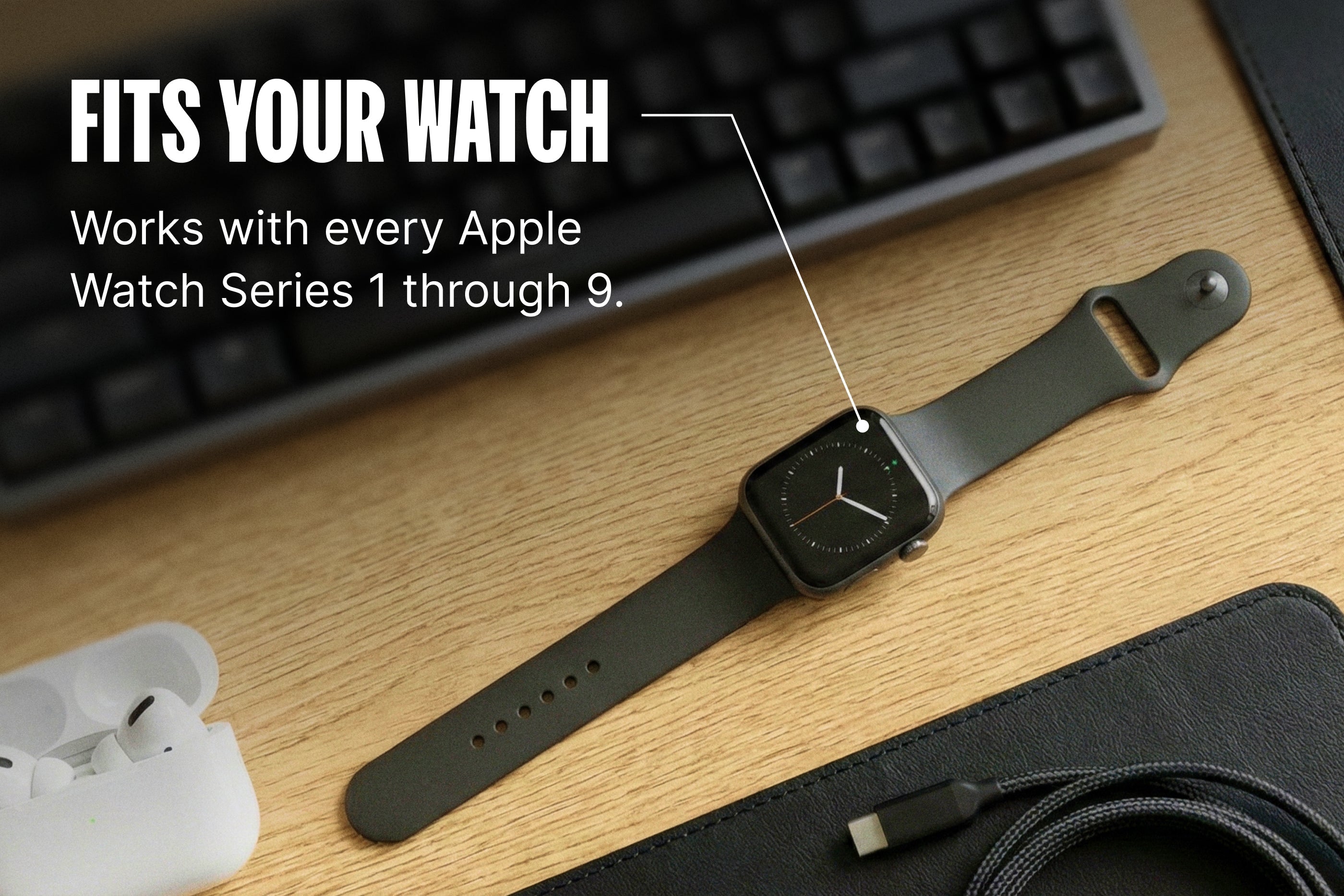 Apple Watch Band Solid White